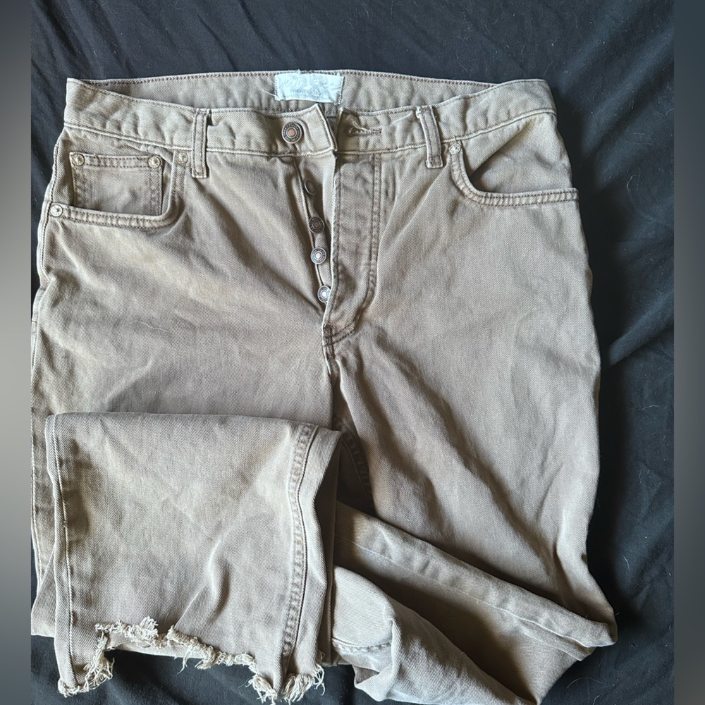 We the free button fly pants